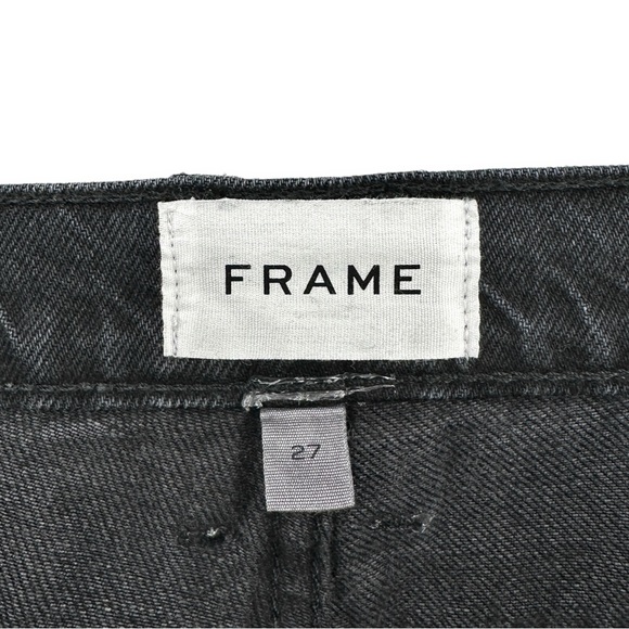 Frame Washed Black "High'N'Tight" Slim Leg Jeans sz 27 - Picture 7 of 11